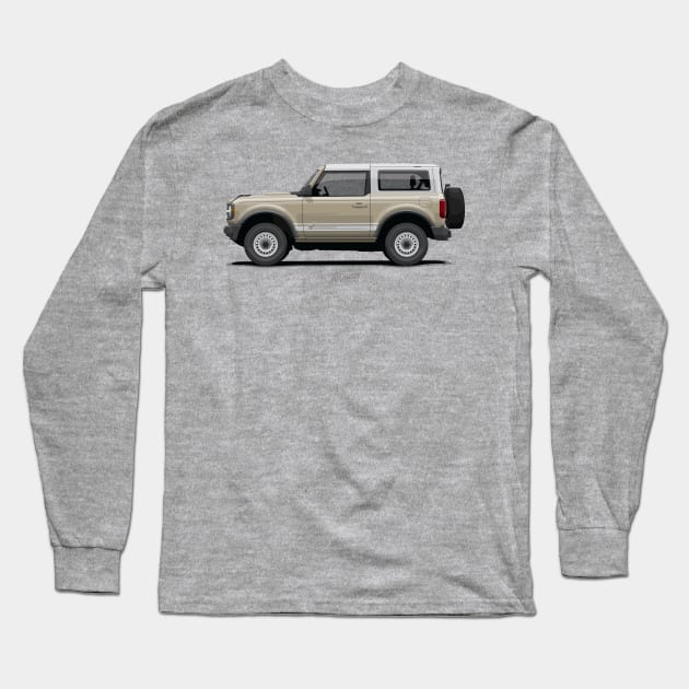 NEW BRONCO - Sand Long Sleeve T-Shirt by ARVwerks